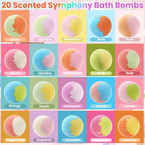 20pcs Bath Bombs with Surprise Inside Bath Bombs