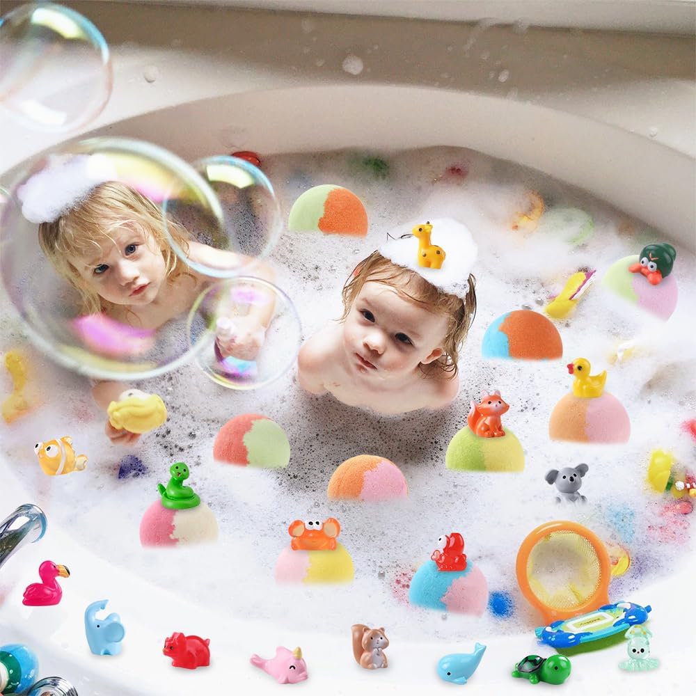 20pcs Bath Bombs with Surprise Inside Bath Bombs