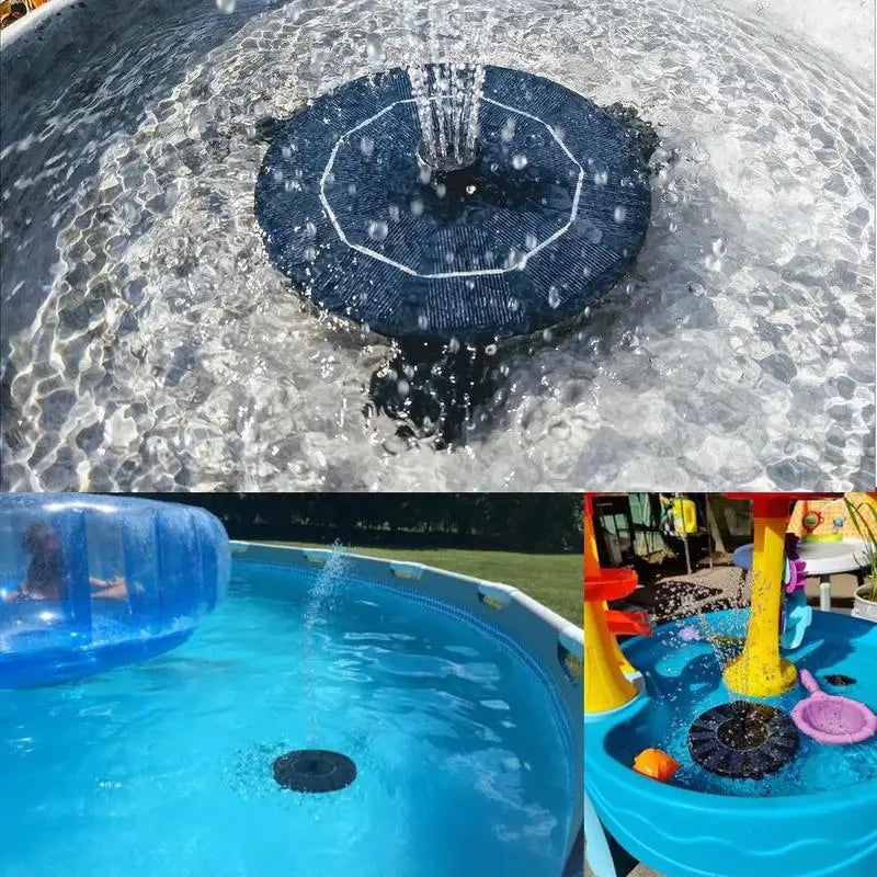 Solar Fountain,1.5W Solar Panel Kit Water Pump, Outdoor and indoor Watering Submersible Pump